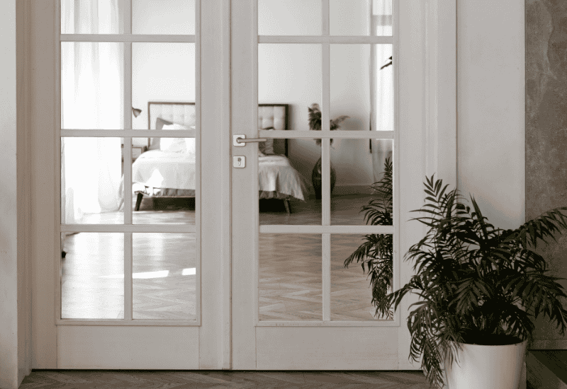 remplacement fenêtre simple vitrage d'une porte intérieure près de Saint Palais